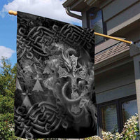 Brittany Celtic Cross Garden Flag Fantasy Celtic Dragon - Wonder Print Shop