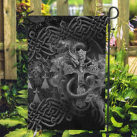 Brittany Celtic Cross Garden Flag Fantasy Celtic Dragon - Wonder Print Shop