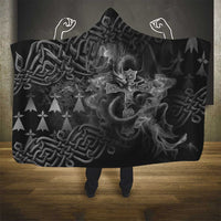 Brittany Celtic Cross Hooded Blanket Fantasy Celtic Dragon - Wonder Print Shop