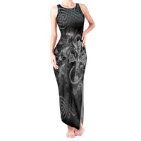 Brittany Celtic Cross Tank Maxi Dress Fantasy Celtic Dragon - Wonder Print Shop