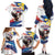 Filipino American History Month Family Matching Off The Shoulder Long Sleeve Dress and Hawaiian Shirt Bald Eagle Tarsier Together LT05 - Wonder Print Shop