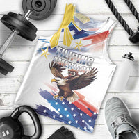 Filipino American History Month Men Tank Top Bald Eagle Tarsier Together LT05 - Wonder Print Shop