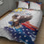 Filipino American History Month Quilt Bed Set Bald Eagle Tarsier Together LT05 - Wonder Print Shop