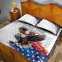 Filipino American History Month Quilt Bed Set Bald Eagle Tarsier Together LT05 - Wonder Print Shop