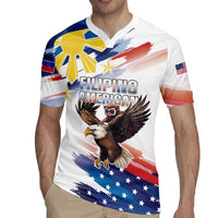 Filipino American History Month Rugby Jersey Bald Eagle Tarsier Together LT05 - Wonder Print Shop