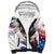 Filipino American History Month Sherpa Hoodie Bald Eagle Tarsier Together LT05 - Wonder Print Shop