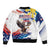 Filipino American History Month Sleeve Zip Bomber Jacket Bald Eagle Tarsier Together LT05 - Wonder Print Shop