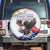 Filipino American History Month Spare Tire Cover Bald Eagle Tarsier Together LT05 - Wonder Print Shop