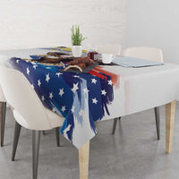 Filipino American History Month Tablecloth Bald Eagle Tarsier Together LT05 - Wonder Print Shop
