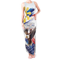Filipino American History Month Tank Maxi Dress Bald Eagle Tarsier Together LT05 - Wonder Print Shop