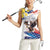 Filipino American History Month Women Sleeveless Polo Shirt Bald Eagle Tarsier Together LT05 - Wonder Print Shop