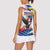 Filipino American History Month Women Sleeveless Polo Shirt Bald Eagle Tarsier Together LT05 - Wonder Print Shop