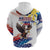 Filipino American History Month Zip Hoodie Bald Eagle Tarsier Together LT05 - Wonder Print Shop
