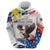 Filipino American History Month Zip Hoodie Bald Eagle Tarsier Together LT05 - Wonder Print Shop