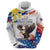 Filipino American History Month Zip Hoodie Bald Eagle Tarsier Together LT05 - Wonder Print Shop