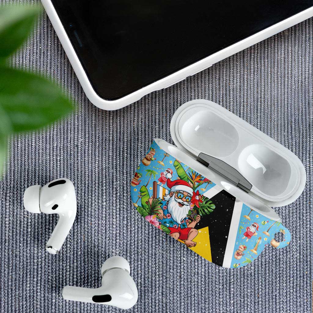 Saint Lucia Christmas AirPods Case Tropical Santa Claus - Wonder Print Shop