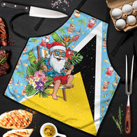 Saint Lucia Christmas Apron Tropical Santa Claus - Wonder Print Shop