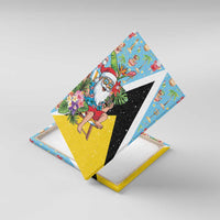Saint Lucia Christmas Canvas Wall Art Tropical Santa Claus - Wonder Print Shop