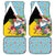 Saint Lucia Christmas Car Mats Tropical Santa Claus - Wonder Print Shop