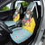 Saint Lucia Christmas Car Seat Cover Tropical Santa Claus - Wonder Print Shop