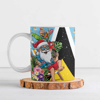 Saint Lucia Christmas Ceramic Mug Tropical Santa Claus - Wonder Print Shop