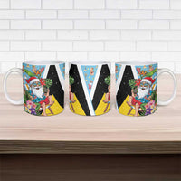 Saint Lucia Christmas Ceramic Mug Tropical Santa Claus - Wonder Print Shop