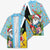 Saint Lucia Christmas Kimono Tropical Santa Claus - Wonder Print Shop