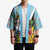 Saint Lucia Christmas Kimono Tropical Santa Claus - Wonder Print Shop