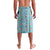 Saint Lucia Christmas Lavalava Tropical Santa Claus - Wonder Print Shop