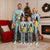 Saint Lucia Christmas Pajama Set Tropical Santa Claus - Wonder Print Shop