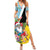 Saint Lucia Christmas Summer Maxi Dress Tropical Santa Claus - Wonder Print Shop