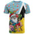 Saint Lucia Christmas T Shirt Tropical Santa Claus - Wonder Print Shop