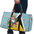 Saint Lucia Christmas Travel Bag Tropical Santa Claus - Wonder Print Shop
