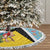 Saint Lucia Christmas Tree Skirt Tropical Santa Claus - Wonder Print Shop