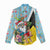 Saint Lucia Christmas Women Casual Shirt Tropical Santa Claus - Wonder Print Shop