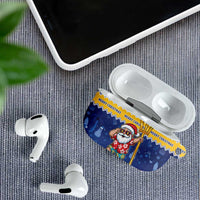 Barbados Christmas AirPods Case Trident Dabbing Santa - Wonder Print Shop