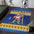 Barbados Christmas Area Rug Trident Dabbing Santa - Wonder Print Shop