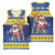 Barbados Christmas Basketball Jersey Trident Dabbing Santa - Wonder Print Shop
