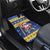 Barbados Christmas Car Mats Trident Dabbing Santa - Wonder Print Shop