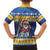 Barbados Christmas Family Matching Puletasi and Hawaiian Shirt Trident Dabbing Santa - Wonder Print Shop