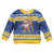 Barbados Christmas Kid Ugly Christmas Sweater Trident Dabbing Santa - Wonder Print Shop