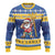 Barbados Christmas Ugly Christmas Sweater Trident Dabbing Santa - Wonder Print Shop