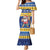 Barbados Christmas Mermaid Dress Trident Dabbing Santa - Wonder Print Shop