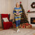 Barbados Christmas Pajama Set Trident Dabbing Santa - Wonder Print Shop