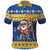 Barbados Christmas Polo Shirt Trident Dabbing Santa - Wonder Print Shop