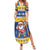 Barbados Christmas Summer Maxi Dress Trident Dabbing Santa - Wonder Print Shop