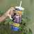 Barbados Christmas Tumbler With Handle Trident Dabbing Santa - Wonder Print Shop