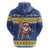 Barbados Christmas Zip Hoodie Trident Dabbing Santa - Wonder Print Shop