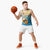 Antigua and Barbuda Christmas Basketball Jersey Chilling Santa - Wonder Print Shop