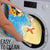 Antigua and Barbuda Christmas Bathroom Set Chilling Santa - Wonder Print Shop